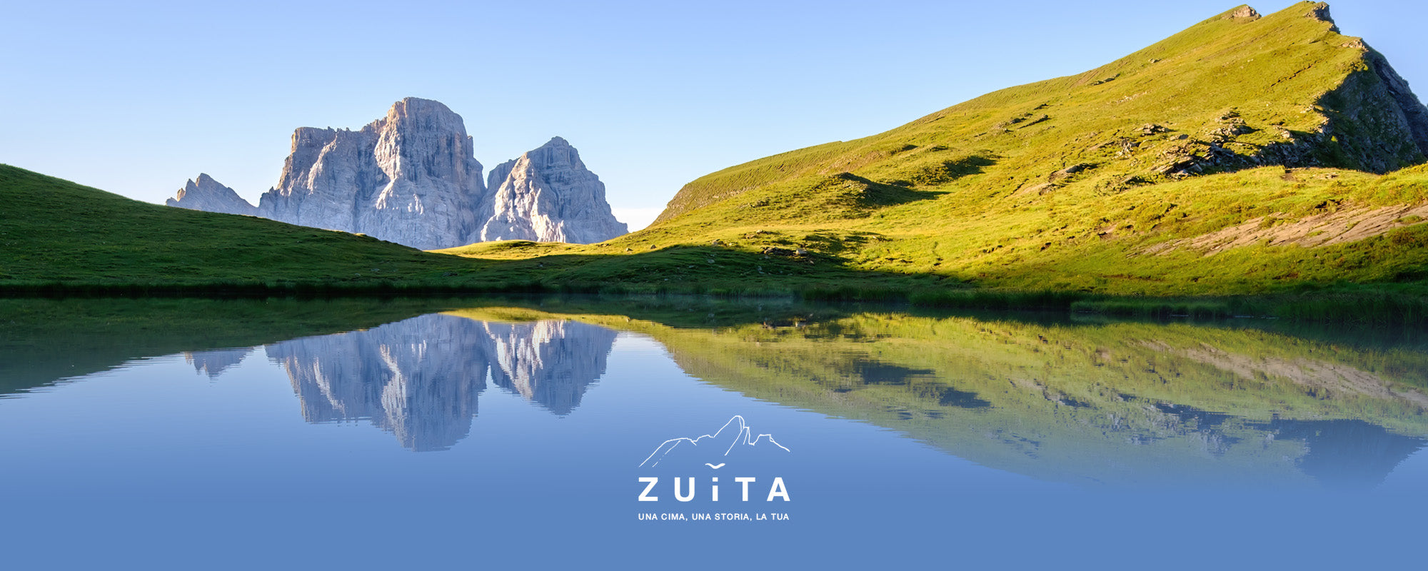 Zuita Mountain Vibes, disegni di alpi. Vista del Monte Pelmo dal laghetto delle Baste, Mondeval de sora.